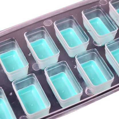 12 Grid Silicon Ice cubes Making Tray Food Grade Square Ice Cube Tray | Easy Release Bottom Silicon Tray