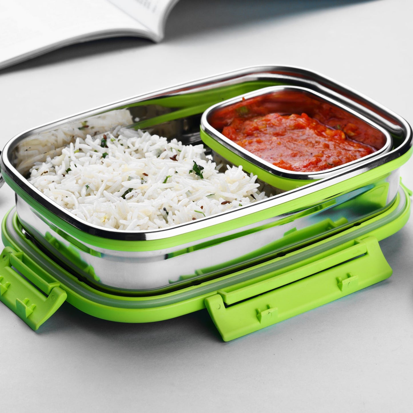Ganesh Junior Stainless Steel Lunch Pack for Office & School Use