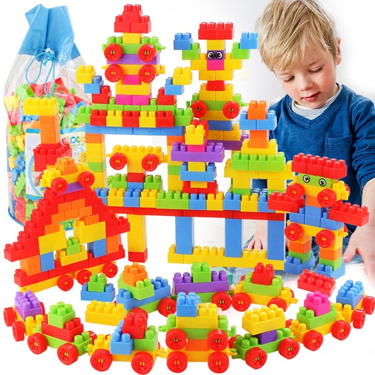 Blocks for Kids House Construction Building