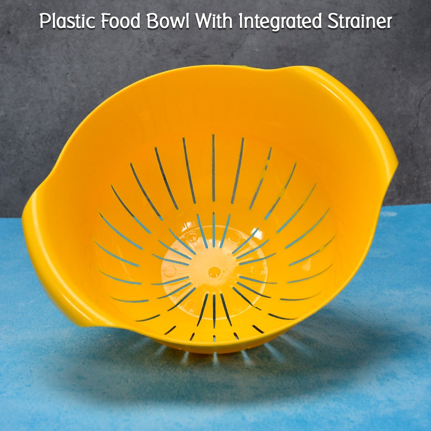 Plastic Fruits Vegetable Noodles Pasta Washing Bowl & Strainer