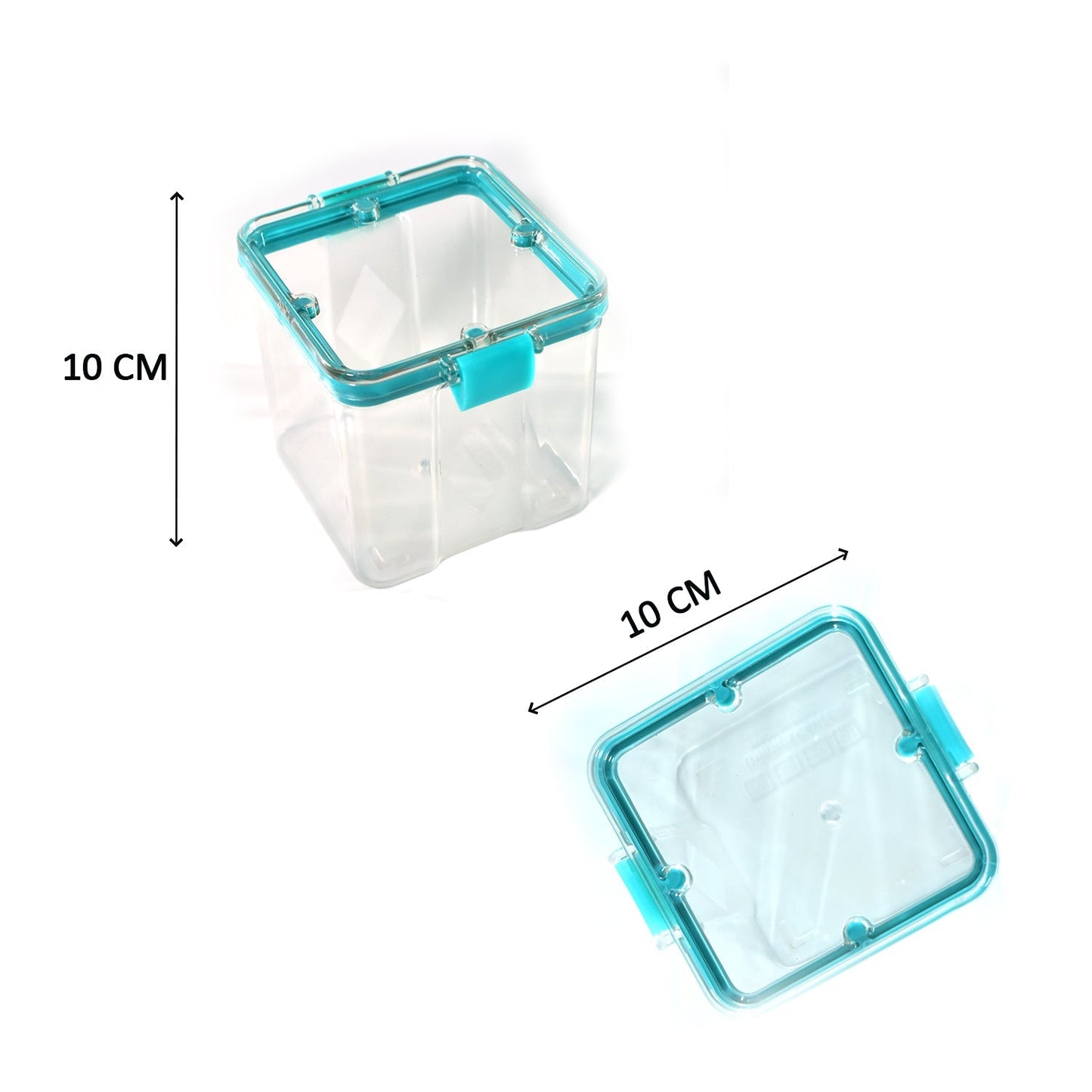 4 Pc Square Container 700 Ml Used For Storing Types Of Food Stuffs And Items.