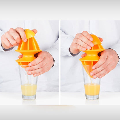 JatPat Juicer Citrus Hand Juicer உயர்தர பிரீமியம் ஜூஸர் வீட்டு உபயோகம் மற்றும் பல உபயோக ஜூசர் (பிளாஸ்டிக்) 