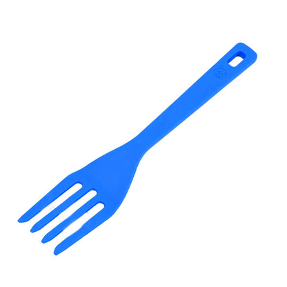 BENDABLE KIDS SILICONE HANDLE FORK | CHILDREN PLASTIC BABY FORK ( 1pc )