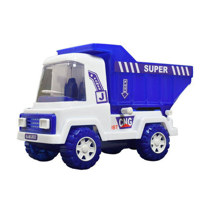 BIG SIZE FRICTION POWERED DUMPER TOY TRUCK FOR KIDS. | WITH OPENING CONTAINER FEATURE