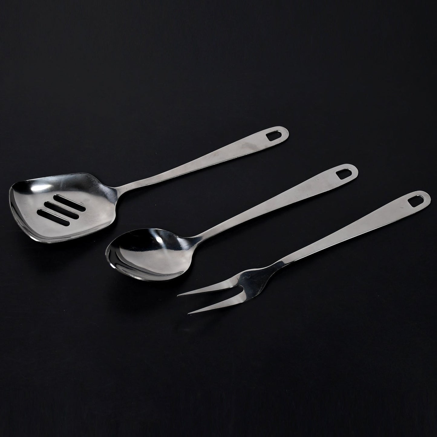 Serving Spoon Set Cooking Spoon Set High Quality Premium Spoon Set  ( 3pc Set )