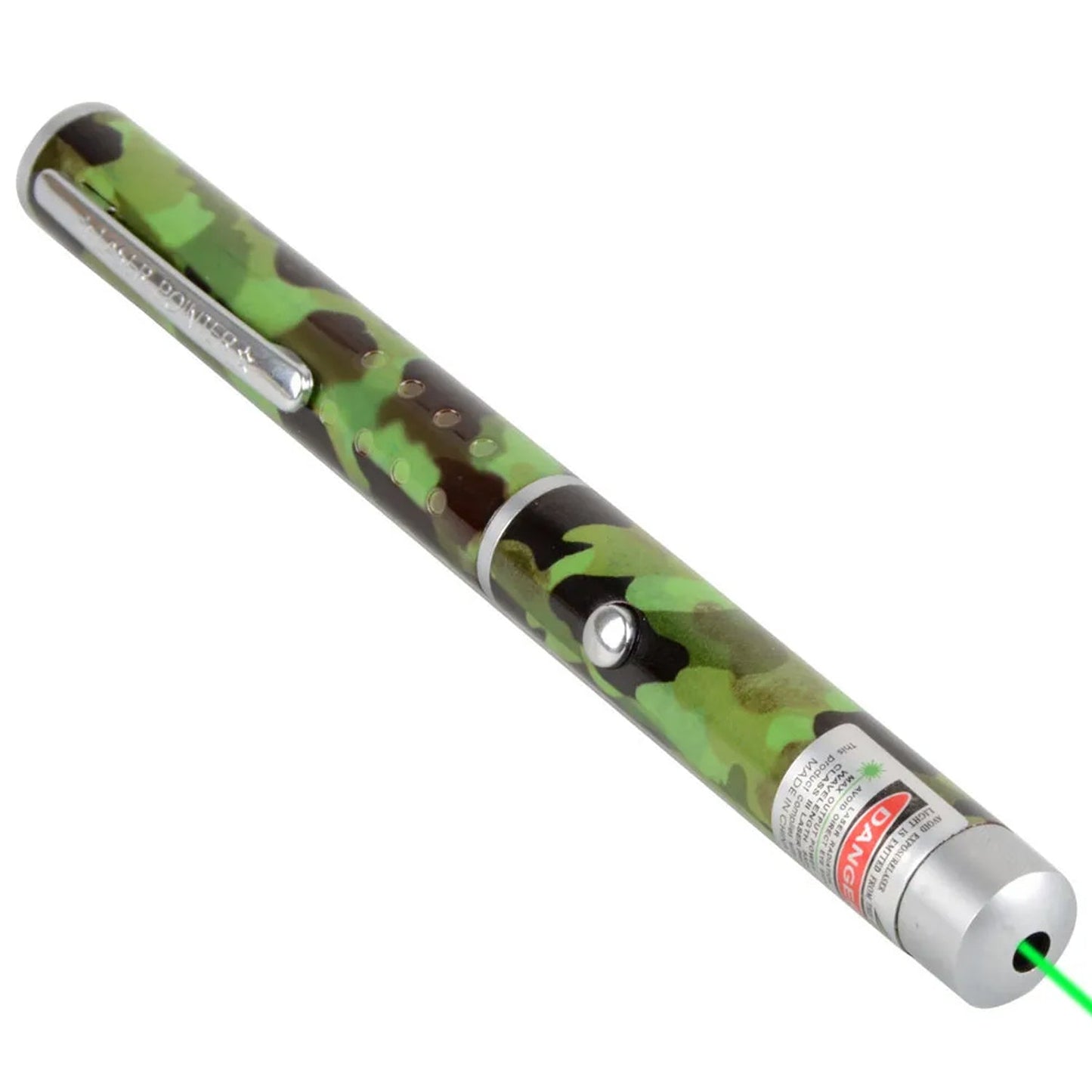 Green Multipurpose Laser Light Disco Pointer Pen Beam With Adjustable Antena Cap To Change Project Design
