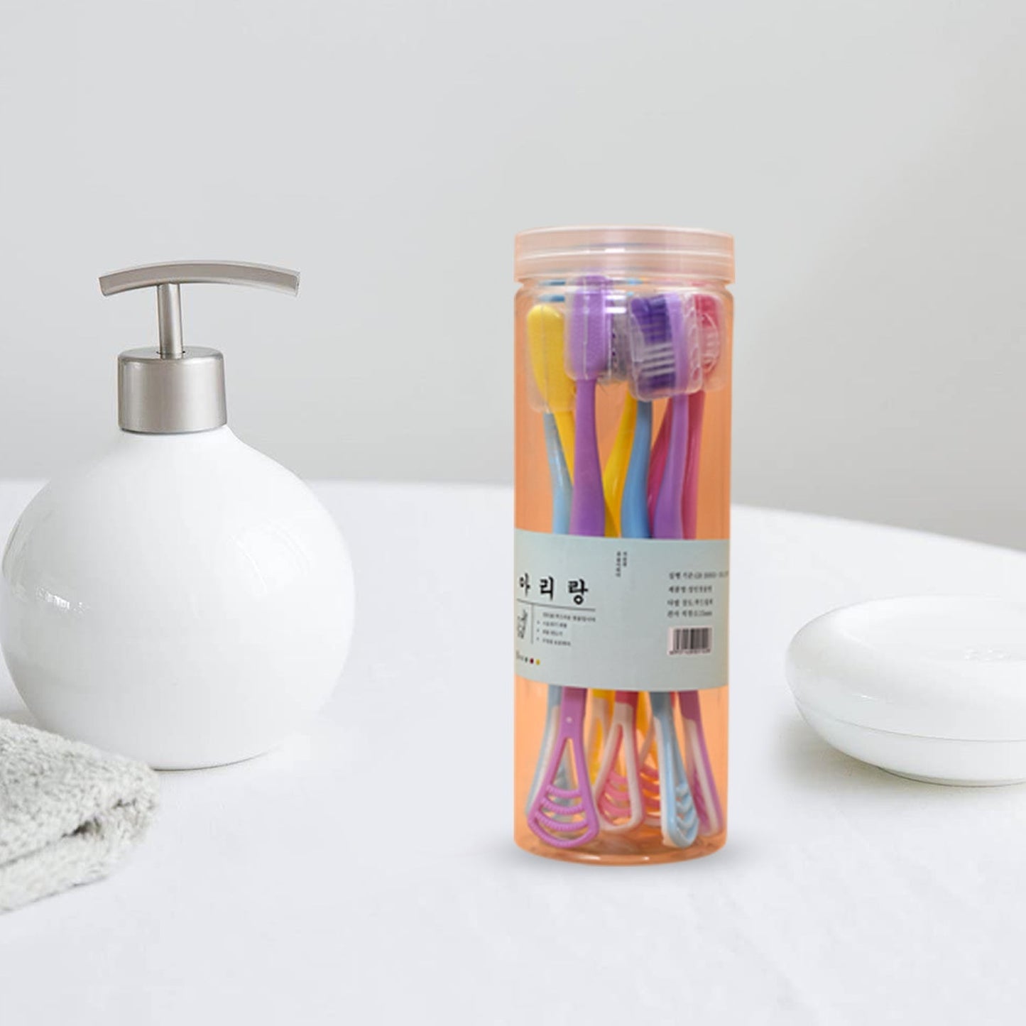8 Pc 2 in 1 Toothbrush Case widely used in all types of bathroom places for holding and storing toothbrushes and toothpastes of all types of family members etc.