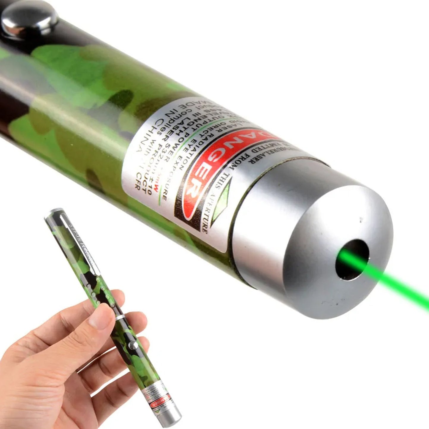 Green Multipurpose Laser Light Disco Pointer Pen Beam With Adjustable Antena Cap To Change Project Design