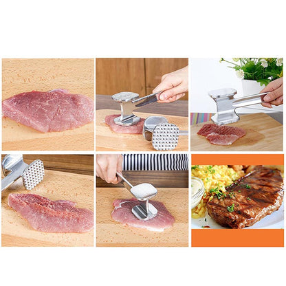 Professional Two Sided Beef Meat Hammer Tenderizer