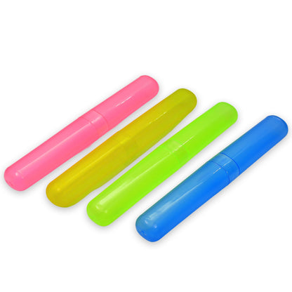 4pc Plastic Toothbrush Cover, Anti Bacterial Toothbrush Container