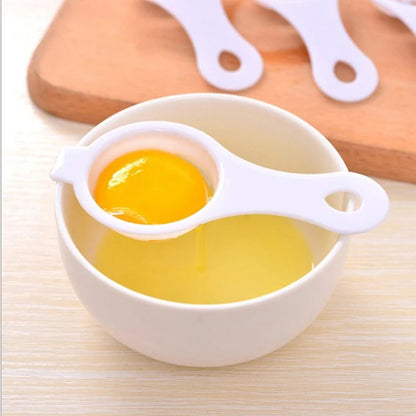 Egg Yolk Separator, Egg White Yolk Filter Separator, Egg Strainer Spoon Filter Divider
