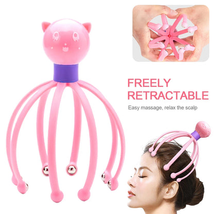 Octopus Stress Relief Therapeutic Scalp Massager