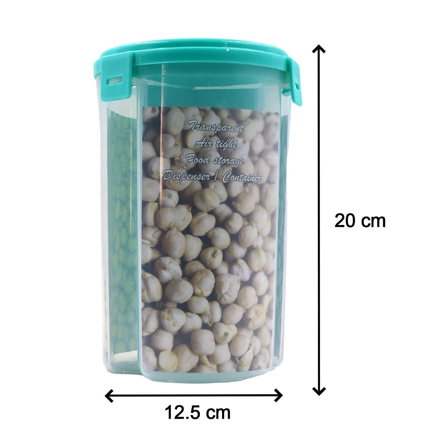 3 SECTION AIR TIGHT STORAGE CONTAINER 1500ML