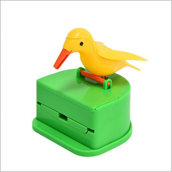 Portable Automatic Bird Toothpick Storage Box