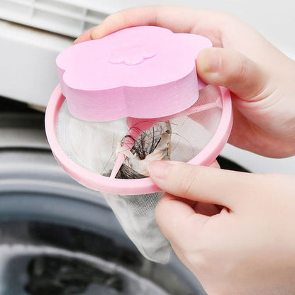 Washing Machine Floating Filter Lint Mesh Bag Net Pouch Hair/Lint Catcher