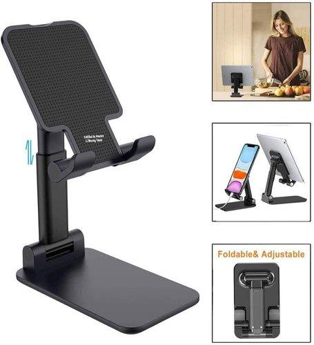 Foldable Mobile Stand with Angle Adjustable Desktop Table Mobile Holder