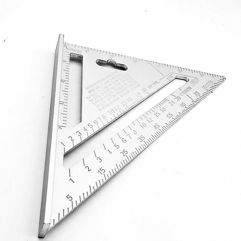 Light Weight Double Side Scale Triangle Measurement Hand Tool